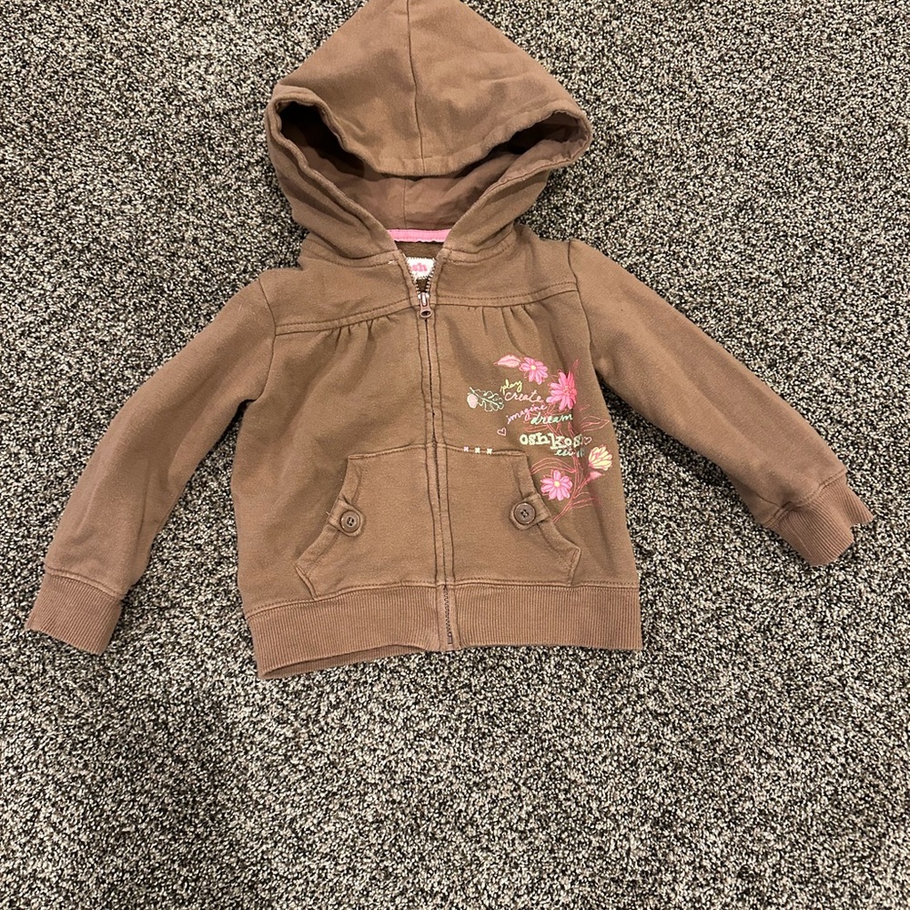 Adorable Oshkosh Hooded Girls hoodie